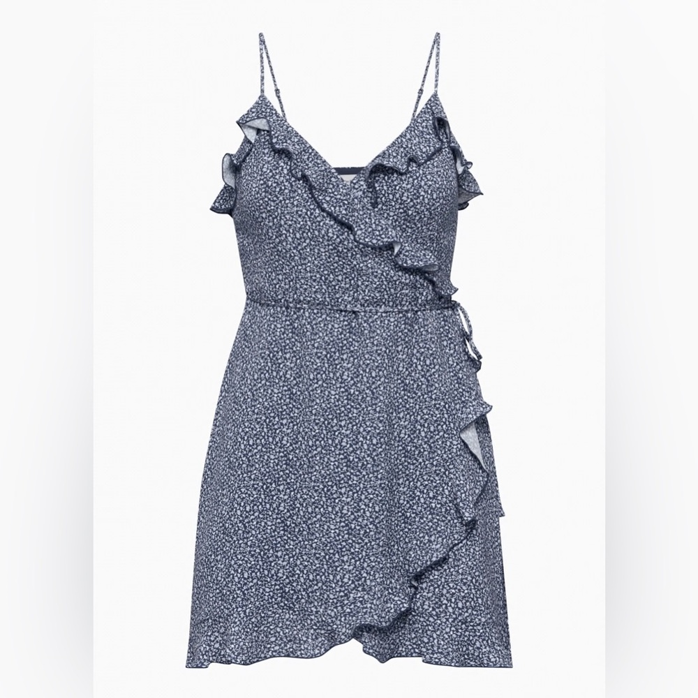 Aritzia Sunday Best Countess Dress in Ink Navy/Dusk Blue 🦋 • Size US Small
